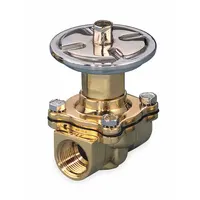 ASCO Pneumatically Actuated Diaphragm Valve: 1/2 in, Brass, 2-Way, FNPT x FNPT, Buna-N (MPN P210C094)