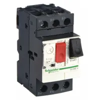SCHNEIDER Manual Motor Starter: Non-Reversing, 3 Poles, 14 A, Thermal Protection, Push Button (MPN GV2ME16)