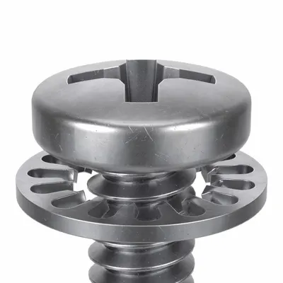 SEMS Screw: Flat/Split Lock, #10-24 Thread Size, 5/8 in Lg, Stainless Steel - Machine Screws with Flat & Split Lock Washers