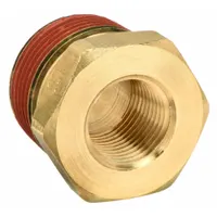 PARKER Metal Pipe Straight: Straight, 1/2 in x 1 in, Female NPT Threaded x Male NPT Threaded (MPN VS209P-16-8)