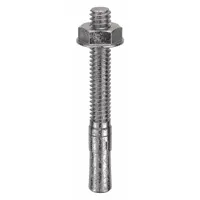 MKT FASTENING Wedge Anchor: 2 1/4 in Overall Lg, 1/4 in Dia, 1/4"-20 Thread Size, Plain, 20 PK (MPN 271421S)