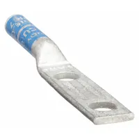 Compression Lug: For 6 AWG, Stranded Wire, 1/4 in Stud Size, Long, Copper Barrel (MPN YA6C2TC14)