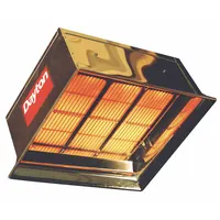 DAYTON Gas Infrared Flat Panel Heater: Propane, 90,000 BtuH Heating Capacity Input, 20 ft x 20 ft