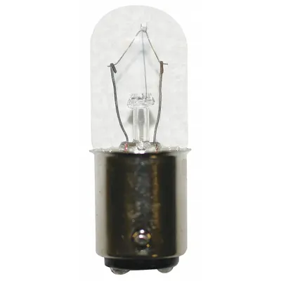 OEM BA15d Double-Contact Bayonet Base Lamp, T6 Tubular, 12V AC, White, C244-1 - BA15d Double-Contact Bayonet Base Lamps