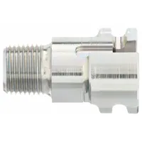 Quick Connect Hose Coupling: 1/2 in Body Size, 3/4 in Hose Fitting Size, Sleeve, 3/4"-14 Thread Size (MPN P4M6)