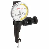 STARRETT Swivel-Head Dial Test Indicator: 0 in to 0.03 in, Swivel Head, Inch, 0.001 in (MPN 711FSZ)