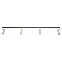 CAMBRO Shelf Rail Kit: 2 in Ht, 48 in Lg, Soft Gray, Front, 1 Rails (MPN EWSR48F151)