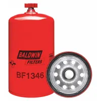BALDWIN FILTERS Fuel Filter: Spin-On, 4 1/4 in Outside Dia, 1"-14 Thread Size, Cellulose, BF1346