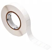 Pre-Cut Label Stock Roll: 3/4 in x 29/32 in, 3/4 in, Autoclavable Polyester, White, -112°F to 266°F (MPN THT-194-481-3)