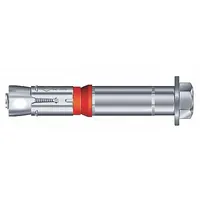 MKT FASTENING Wedge Anchor Bolt: 132 mm Overall Lg, 24 mm Dia, M16 Thread Size, Steel, Steel, 2 PK (MPN M14505301)
