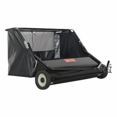 AGRI-FAB Lawn Sweeper: 52 in Working Wd, Ht Adjustment, Steel, 25 cu ft Hopper Capacity - Lawn Sweepers