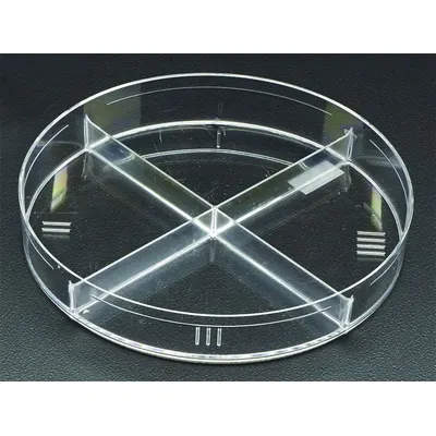 CELLTREAT Petri Dish: 100 mm Dia, 15 mm Overall Ht, Tissue Culture Treated, Polystyrene - Petri Dishes