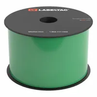 LabelTac Pro Model High Temp Supply: 3 in x 100 ft, Vinyl, Green (Gloss), Indoor/Outdoor (MPN LT305HT)