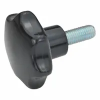 JW WINCO Hand Knobs; Star Knobs: 7 Point, Plastic w/ Steel Thread, M8 Thread, 20 mm Thread Lg (MPN 6336.4-SK-40-M8-20)