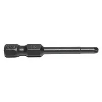 ZEPHYR Power Bit: Power Bit, Imperial, Torq-Set Head, #0 Bit Industry Size, Std, Hex, S2 Steel, 5 PK (MPN TS273-0-5PK)