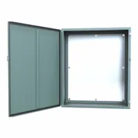 HAMMOND Electrical Enclosure: Steel, 42 in x 36 in x 16 in, NEMA 12/13, w/Panel, Solid Cover, Hinged (MPN 1418P16)