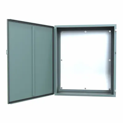 HAMMOND Electrical Enclosure: Steel, 42 in x 36 in x 16 in, NEMA 12/13, w/Panel - Steel Dust-Tight Enclosures