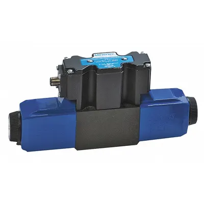 VICKERS Hydraulic Directional Valve: 16 gpm Max Flow Rate, D03 NFPA Size, Three Positions - High-Pressure Solenoid-Operated Directional Control Valves