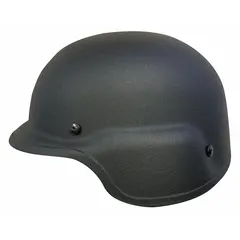 This Level IIIA ballistic helmet is constructed from Aramid material and features a suspension system for impact absorption and comfort. The black finish and size L configuration suit tactical, law enforcement, and security applications requiring handgun and fragmentation protection.