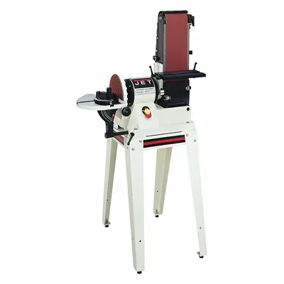JET Belt and Disc Sander: For Wood, 115 V, Single-Phase, 3/4 hp, 6 in x 48 in Belt - Floor Standing Belt & Disc Machines