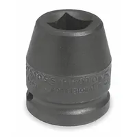 PROTO Impact Socket: 3/4 in Drive Size, SAE, 5/8 in Socket Size, 4-Point, Std, 2 in Overall Lg (MPN J07510SS)