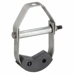Steel clevis hanger designed to support 3-inch pipe using 1/2-inch threaded rod. Rated for 550 lb load capacity. Non-cushioned, suitable for applications where vibration isolation is not required.