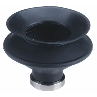 SMC Vacuum Pad: Bellows, w/o Adapter, 32 mm Pad Dia, Food Grade Silicone Rubber - Bellows Type Food-Safe Vacuum Pads