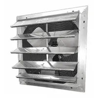 Shutter Mount Exhaust Fan: 24 in Blade, Variable Speed, 1/4 hp, Totally Enclosed Air Over, 4,163 cfm (MPN 484X46)
