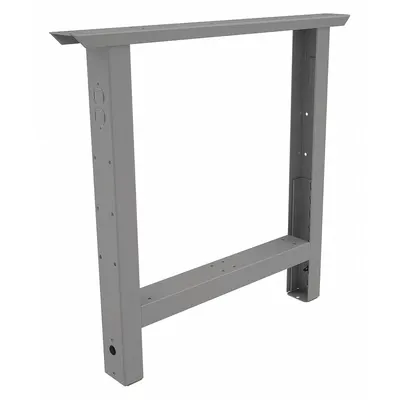 TENNSCO Adjustable Straight Leg: Adj Ht, Leg Extender, 3 in Overall Wd, 36 in Overall Dp - Tennsco Workbench Legs