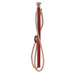 Type K fast-acting cutout link rated 25 A with a nonremovable head for secure installation in cutout mounts. Used in overhead distribution systems to provide overcurrent protection for transformers and lines.