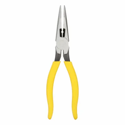 KLEIN TOOLS Needle Nose Plier: 1 1/4 in Max Jaw Opening, 8 1/2 in Overall Lg, 2 3/8 in Jaw Lg - Needle-Nose Pliers