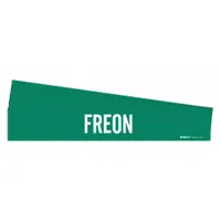 Pipe Marker: Freon™, Green, White, Fits 2 1/2 to 7 7/8 in Pipe O.D., 1 Pipe Markers, 5 PK (MPN 7112-1-PK)