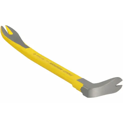 STANLEY Nail Puller: Claw End, 10 in Overall Lg, 1/2 in Bar Wd, 1/2 in End Wd, T No - Nail Pullers