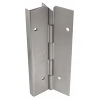 MARKAR Piano Hinge: Stainless Steel, 8 ft Leaf Ht, 1 3/4 in Leaf Wd, Screw-On (MPN HG305-95)