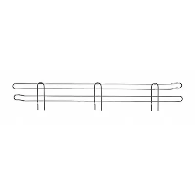 QUANTUM STORAGE SYSTEMS Ledge: 36 in x 1/32 in x 4 in - Ledges for Wire Shelving