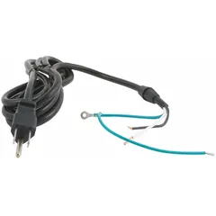 Replacement 3-wire, 120V power cord for MASTER APPLIANCE heat tools. Fits models 10008 and 10012. Used for restoring electrical connections in industrial maintenance and repair applications.
