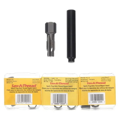 HELI-COIL Thread Repair Kit: M14-1.25 Fine Thread, 18-8 Stainless Steel - Insert & Tool Kits