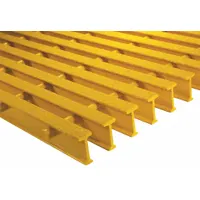 FIBERGRATE ISOFR fiberglass pultruded grating, nominal size 4 ft x 36 in (WxL). Flame-resistant structural grating suitable for industrial flooring, walkways, and platforms in environments requiring corrosion resistance