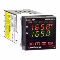 DWYER Temperature Controller: 16A, 1/16 DIN Size, RTD/Thermocouple, 100 to 240V AC, 14°F to 131°F (MPN 16A3151)