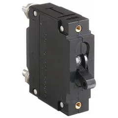 Panel Mount Circuit Breaker: 70 A Amps, 240/277V AC, 125V DC, Threaded Insert, 2.52 in Dp (MPN CA1-B0-34-670-321-D). Key specifications — Terminal Connection: #1/4-20 Stud; AC Voltage Rating: 240/277V AC; DC Voltage Rating: 125V DC; Mounting Type: Threaded Insert.