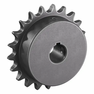 TRITAN Roller Chain Sprocket: 40, For 1/2 in Chain Pitch, 3/4 in Bore Dia, 21 Teeth - Size 40 Fixed-Bore Roller Chain Sprockets
