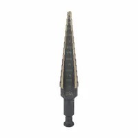 IRWIN Step Drill Bit: 1/8" to 1/2", Black Oxide Cobalt, Hex Shank (MPN 10231cb)