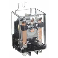 OMRON Flange Mount Relay: Surface (Side Flange) Mounted, 10 A Current Rating, 24V DC, DPDT (MPN MJN2CF-DC24)