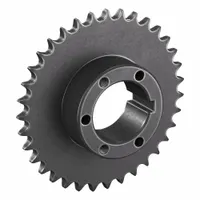 TSUBAKI Sprocket: For 40 Chain, 35 Teeth, 5.578 in Pitch Dia, 5.855 in Outside Dia, Steel (MPN 40P35)