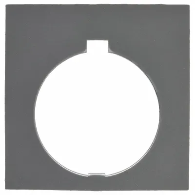 EATON Legend Plate: 30 mm Panel Mounting Size, Square - Push-Button Rings & Plates