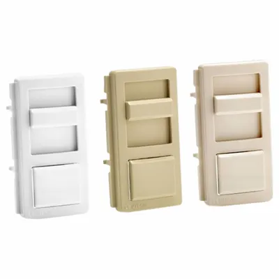 LEVITON Lighting Dimmer: Fluorescent/Incandescent/LED, 1-Pole, 3-Way, 120V AC - Line Voltage Output Dimmers