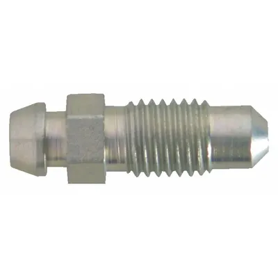 SUR&R Brake Bleeder Screw: Brake Bleeder Screw, 5/16"-24 Thread Size, Steel, 5 Pieces - Hydraulic Brake Line Accessories