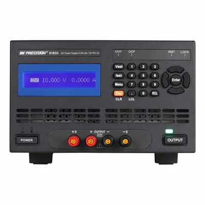 B&K PRECISION DC Power Supply: Dual Range DC, Included, 5.1 in H x 8.3 in W x 16.3 in D - Dual Range DC Power Supplies