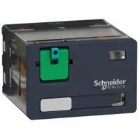 SCHNEIDER Relay: Socket Mounted, 15 A Current Rating, 48V DC, 4PDT, 14 Pins/Terminals, F Socket (MPN RPM42ED)