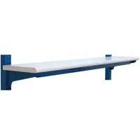 BENCHPRO Upper Shelf: 60 in Overall Wd, 12 in Overall Dp, White, Steel, Includes Mounting Hardware (MPN TS1260)